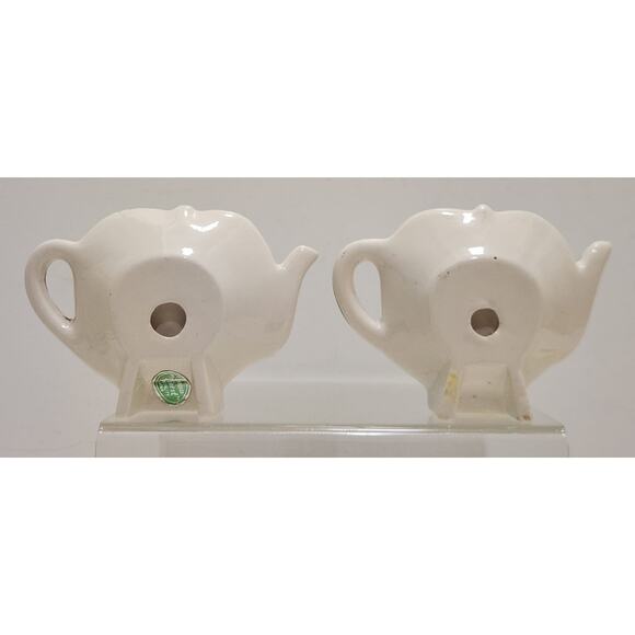 Vtg Tea Bag Holder Set "I Will Hold The Tea Bag" Anthropomorphic Fruit Orig. Tag - Picture 9 of 15